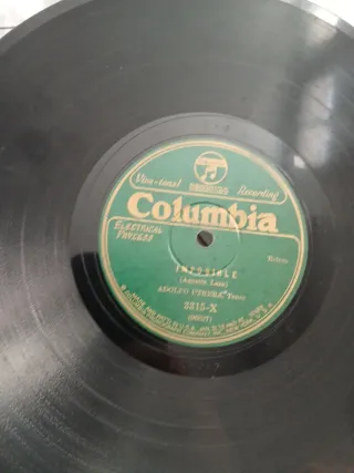 Lote 11 Discos pizarra para Gramofono