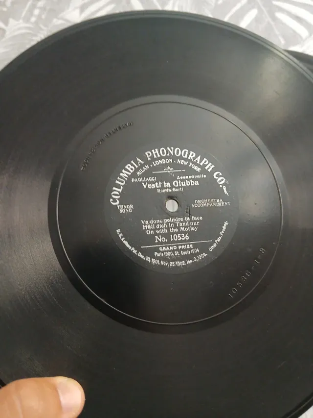 Lote 11 Discos pizarra para Gramofono