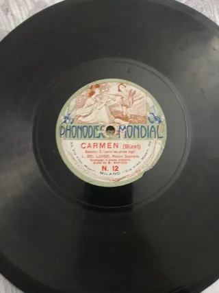 Lote 11 Discos pizarra para Gramofono