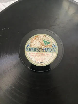 Lote 11 Discos pizarra para Gramofono