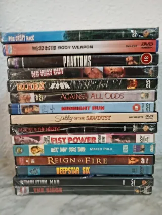 Pack de 15 películas DVD en V.O PRECINTADAS