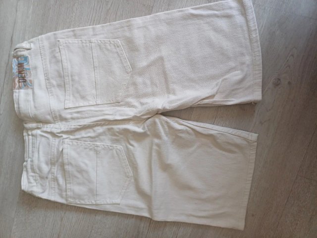 Pantalón corto niño beige