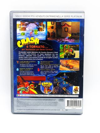 Crash Bandicoot PS2 Platinum ITA