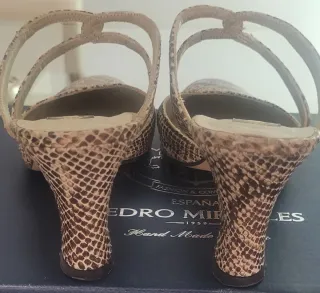 Sandalias Paolo Design Piel Serpiente