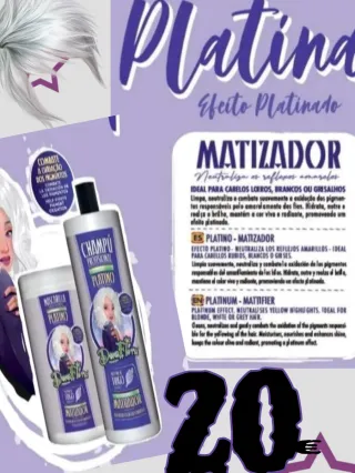 Champú y Mascarilla Matizador Platino