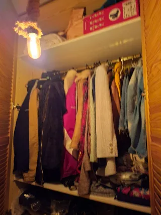 Pack armarios ropa color madera 250cm