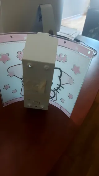 Aplique Pared Hello Kitty Cristal Rosa y metal