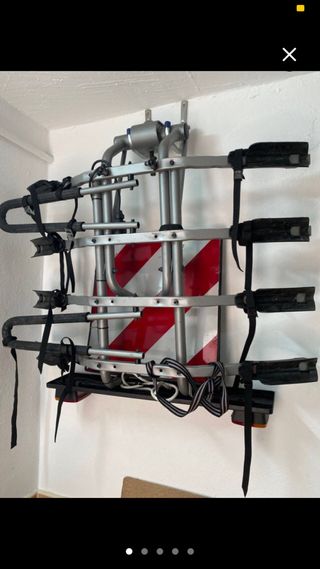 Portabicicletas bola remolque