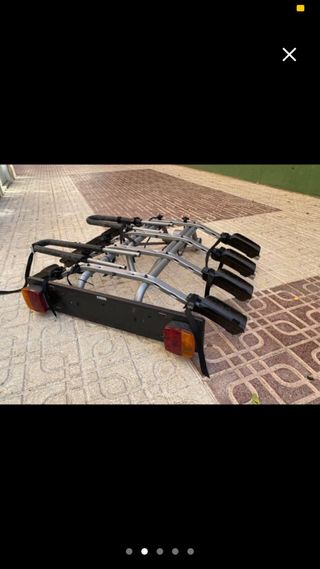 Portabicicletas bola remolque