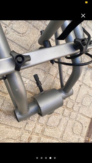 Portabicicletas bola remolque