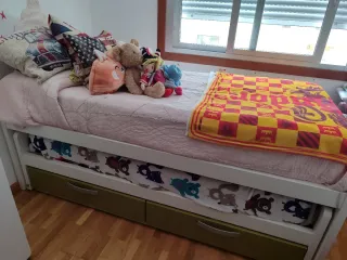 Cama nido con cajones