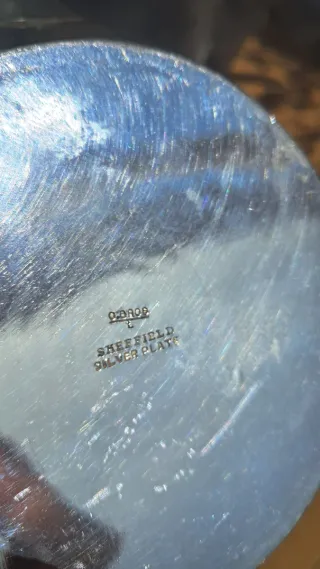 Juego té café bañado plata vintage sheffield