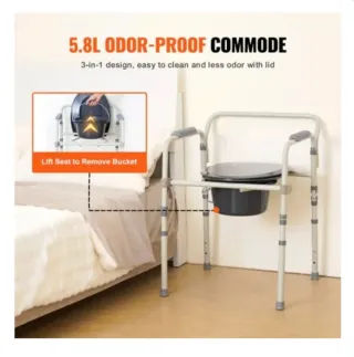 Silla Orinal VEVOR con Cubo