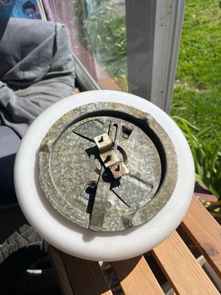 Lámpara de techo de cristal esférica