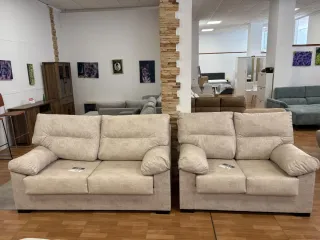 Sofá de 2 plazas gris