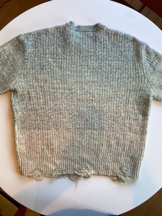 Jersey Zara degradado roto