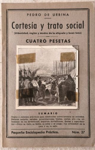 4 libros Normas urbanidad antiguas