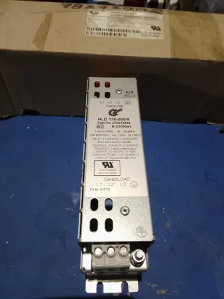 Filtro de línea HLD 110-500/8 para interferencias