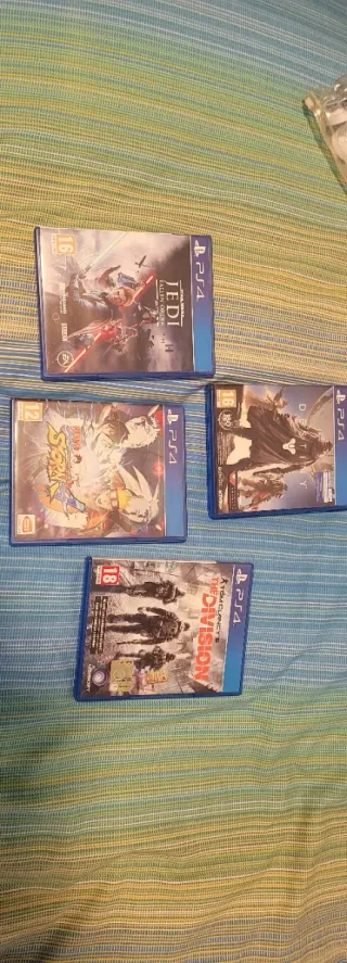 Pack 4 Juegos PS4: Star Wars, Naruto, Destiny, Div