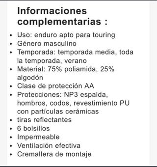 Chaqueta Moto BMW GS Puna