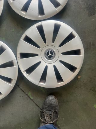 Juego 4 Tapacubos Mercedes 16