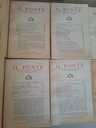 Annata Completa 1955 Rivista IL PONTE