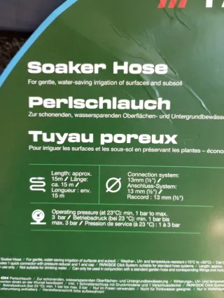 Manguera de riego PARKSIDE