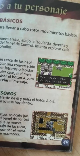 Manual Zelda Link's Awakening DX Game Boy Color