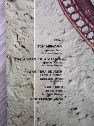 Vinilo Julio Iglesias El Amor