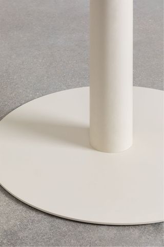 Mesa Sklum Beige Metálica