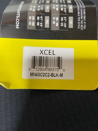 : Traje Neopreno Xcel MN43C2C2-BLK-M