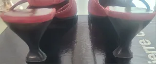 Sandalias destalonadas rojas Jaime Mascaró