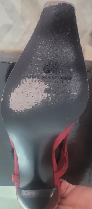 Sandalias destalonadas rojas Jaime Mascaró