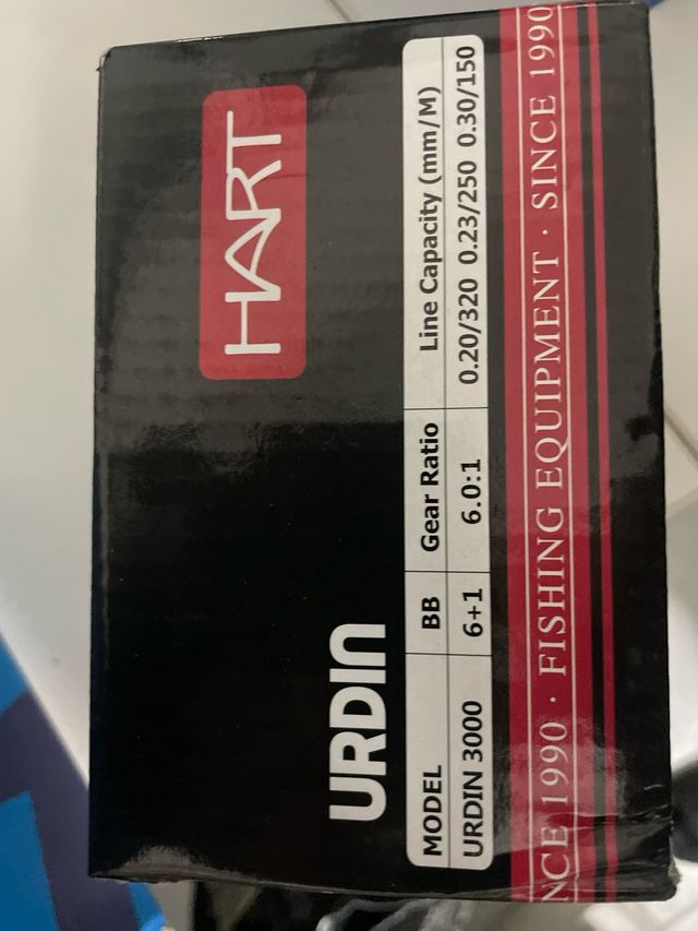 Carrete Hart Urdin 3000.