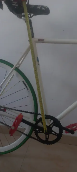 Bicicleta Fixie freno contrapedal