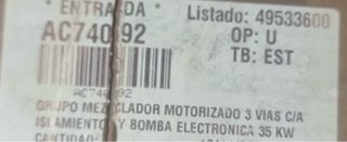 Grupo Impulsión Suelo Radiante