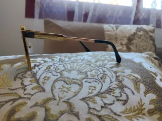 Gafas de sol Louis Vuitton azules y doradas