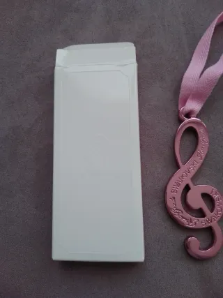 Ciondolo Chiave di Violino Swarovski Rosa