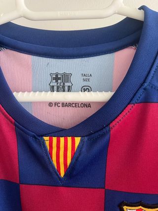 Camiseta Fútbol Barça Niño T. 10