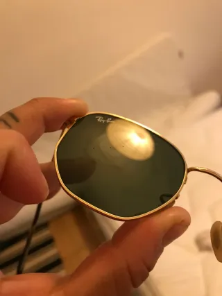 Gafas de sol Ray-Ban Hexagonal Doradas