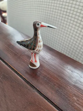 Figura garza cerámica Sargadelos