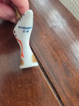 Figura garza cerámica Sargadelos