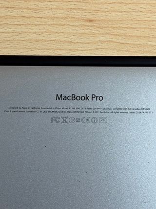MacBook Pro 2013 Retina (A1398) i7 / 16Gb / 512Gb