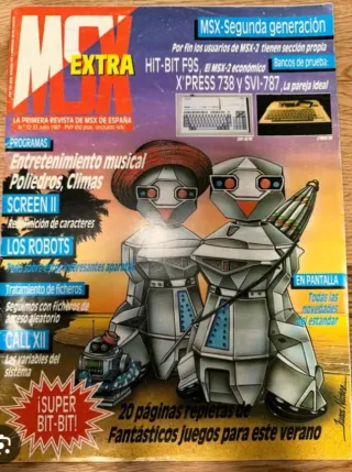 Revistas MSX Extra, MSX Club, Mundo MSX
