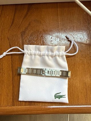 Pulsera Lacoste Hombre Plata