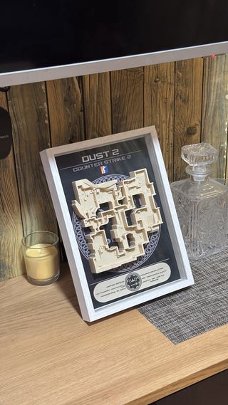 Cuadro Maqueta Dust 2 CS:GO