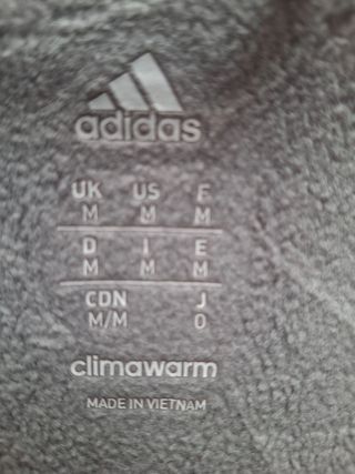 Sudadera Adidas Media Cremallera Gris