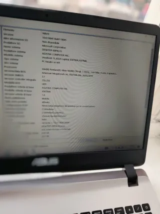 PC Portatile AsusTek X507MA  Con OpenOffice