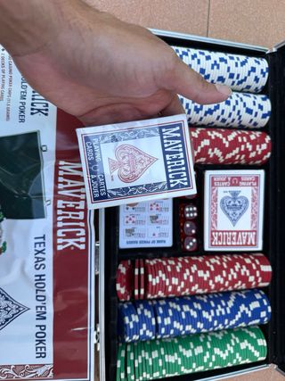 Maletín Póker Maverick 300 fichas de 1,5 gramos