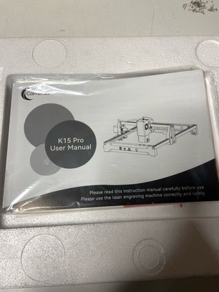 : Grabador Láser K15 Pro Gris y Blanco